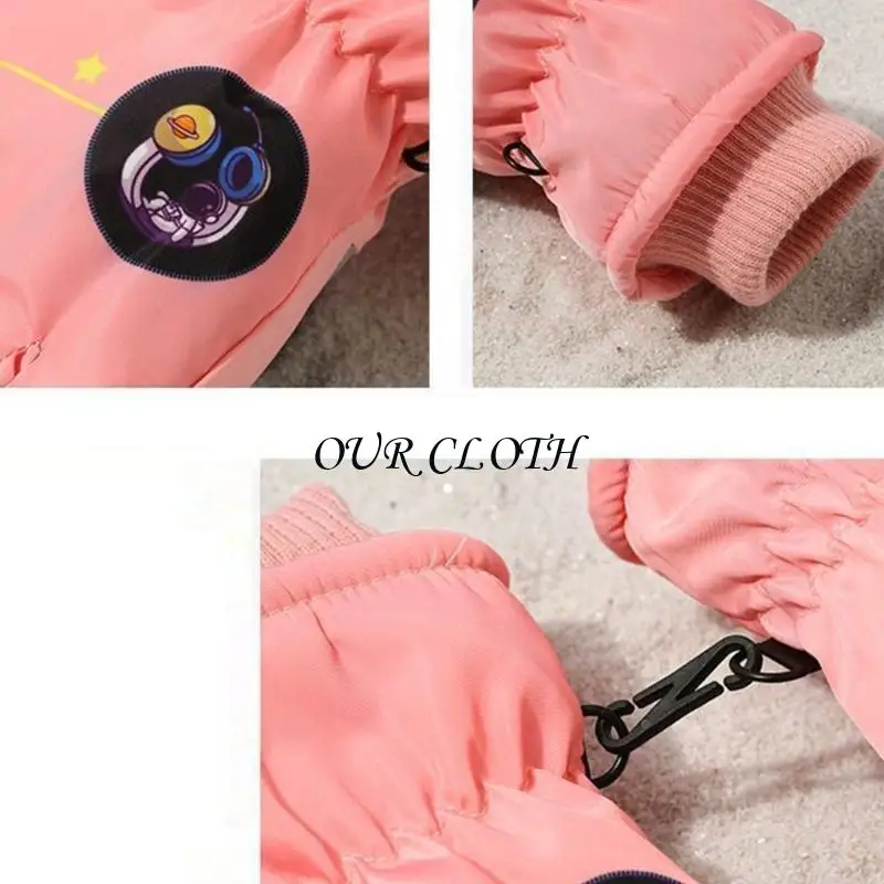 Winter Boys Kids Thicken Skiing Gloves Windproof Mittens with Elastic Cuffs Y1AC
