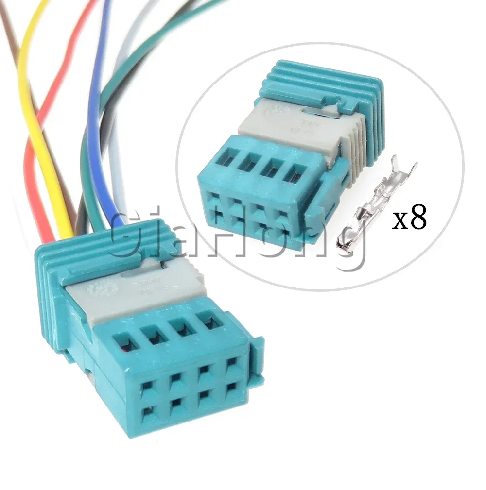 1 Set 8 Ways AC Assembly Auto Accessories 9-965382-2 Car Low Power Direction Machine Angle Sensor Cable Socket For Chevrolet