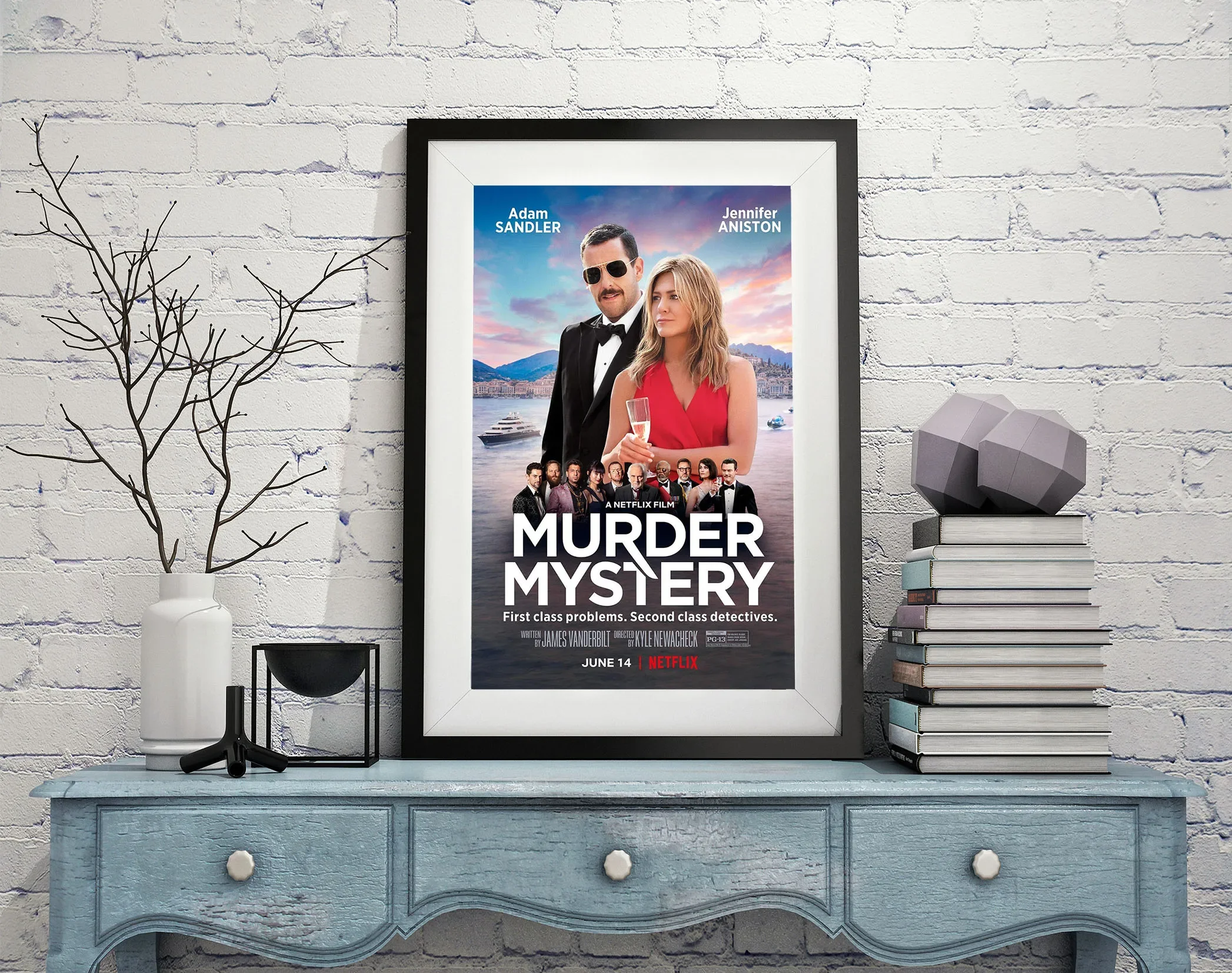 D0931 Murder Mystery Movie Silk Fabric Poster Art Decor Indoor Painting Gift