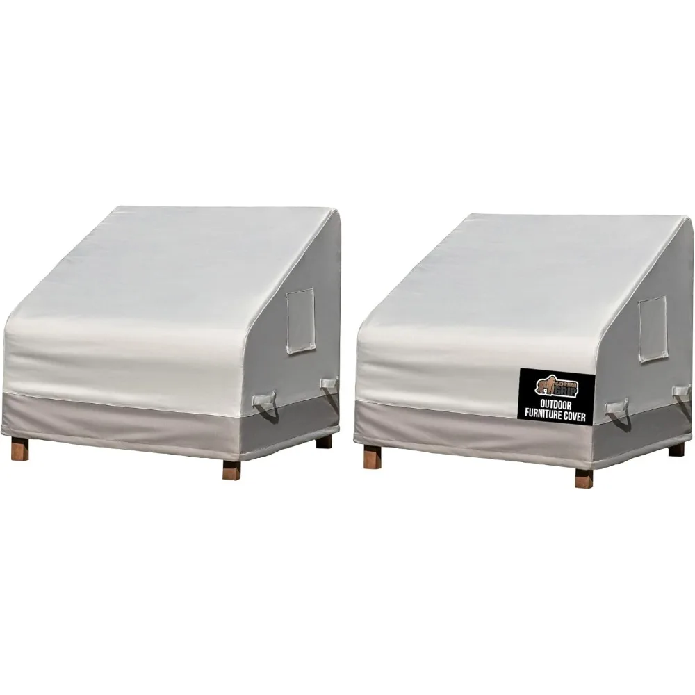 

Waterproof Medium Outdoor Patio Chair Covers, 2-Pack, 30 Inch, Adjustable for Winter Protection