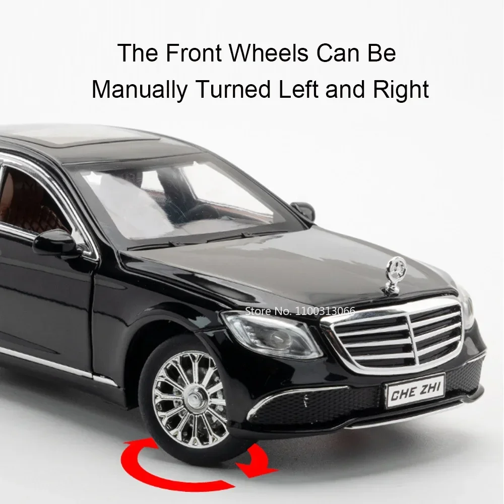1:24 E300eL GLE350 Modelli di auto Giocattoli in lega 6 porte aperte Auto in miniatura con tirare indietro veicoli musicali leggeri Collezione di ragazzi Regali