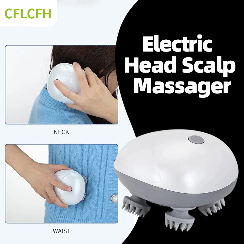 

Electric Head Scalp Massager Multi Claw Body Deep Tissue Massage Device Heads Neck Shoulder Arm Leg Relax Kneading Vibrator