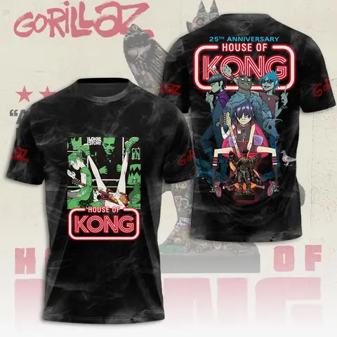 록 밴드 고릴라즈 3D 프린트 티셔츠 남녀 공용 반팔 빈티지 티셔츠 힙합 스트리트웨어 하라주쿠 티셔츠 남성 상의 의류 록 밴드 고릴라즈 3D 프린트 티셔츠 남녀 공용 반팔 빈티지 티셔츠 힙합 스트리트웨어 하라주쿠 티셔츠 남성 상의 의류