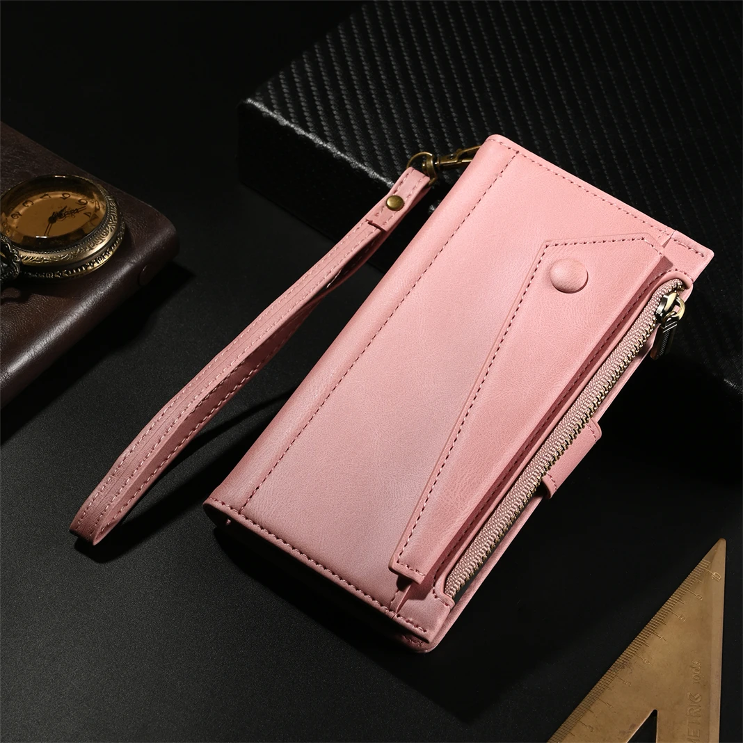 Fabric Denim Case For XIAOMI MI 14 Ultra POCO F6 C61 FOR REDMI Turbo 3 A3 Leather Wallet Flip Case Magnet Card Slot Holder Cover