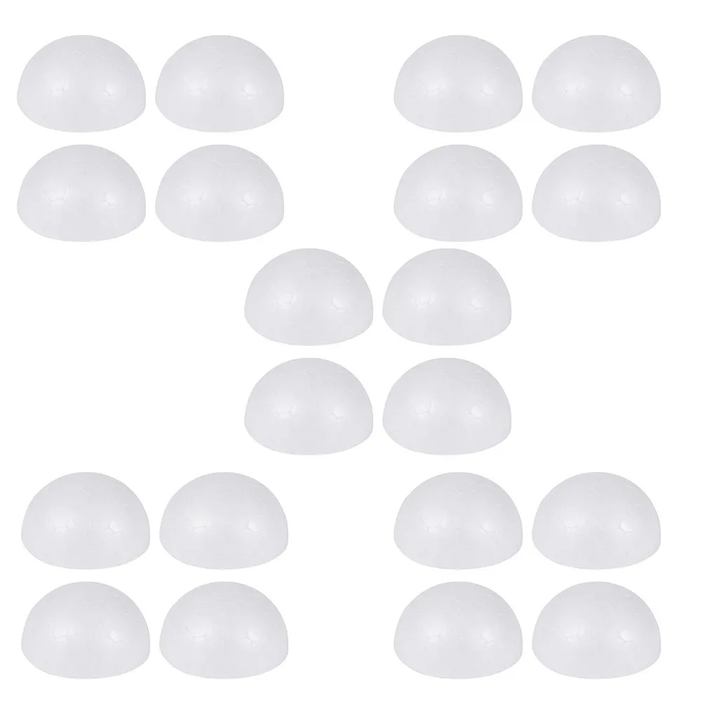 

20Pcs Foam Half Ball DIY Craft Material for Floral Arranging Bouquet Making Ornaments Christmas Decoration Parent-