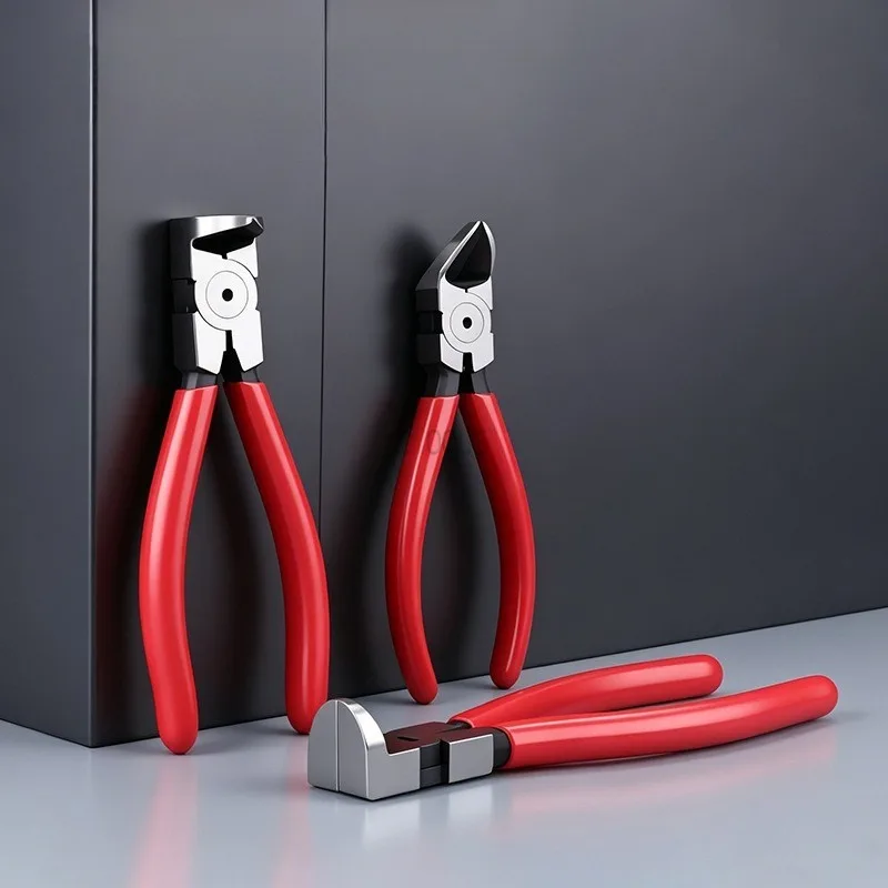 Multifunctional Nozzle Pliers Portable 40° 90° Right Angle Flush Nippers Industrial Grade Diagonal Cutting Pliers Scissors Tool