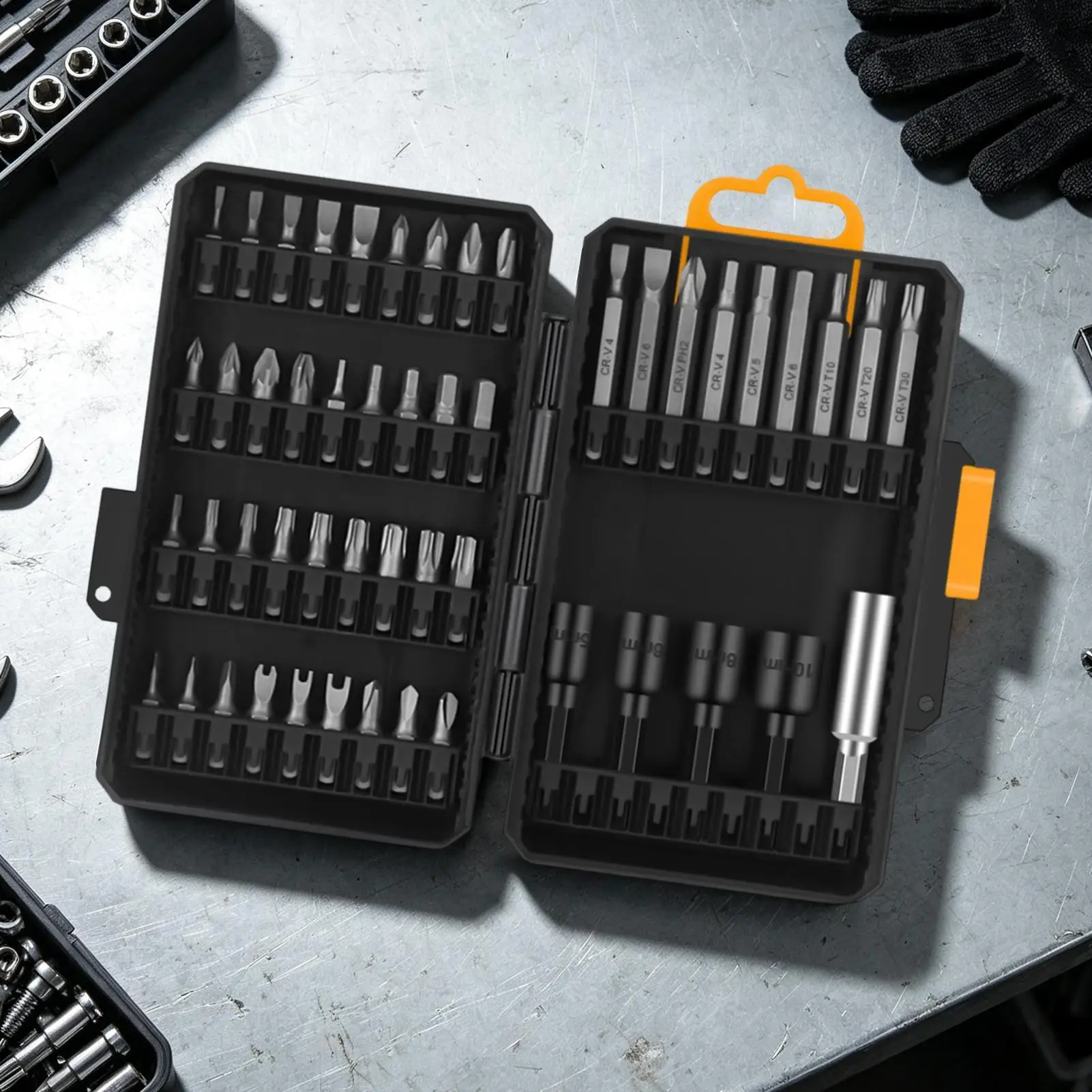 Screwdriver Bits Set 50 Pieces Precision Professional Drill Tips With Storage Case Driver Bits For Home Repair Electronics