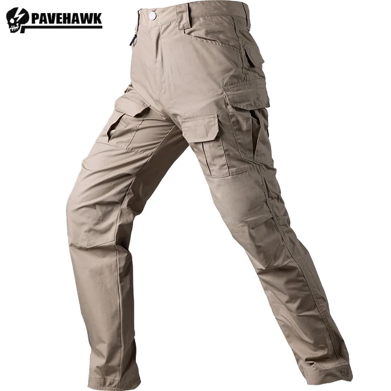 

IX2 Tactical Pants Men Slim Waterproof Straight Leg Outdoor Training Overalls Wear-resisting Multi Pocket Hiking Combat Trousers