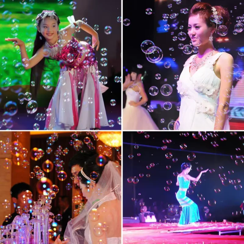 Unique DMX Control Stage Bubble Machine for Disco Dj Pub Wedding Party Stage Bubble Effect Machine Locust Super Bubble Machine