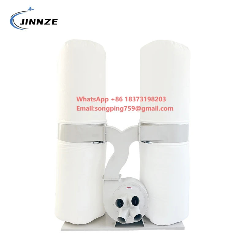 

Woodworking Tools Accessories Mobile 10hp Big Bag Silent Cartridge Filter Dust Collector for Woodworking