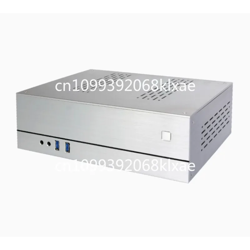 A02 Aluminum Shell Iron Architecture Chassis HTPC Horizontal ITX Mini Small Chassis, Half-height Graphics Card