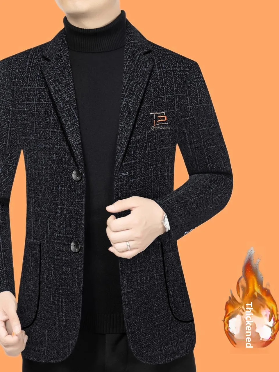 

Men's Fashionable Versatile New Style Suit Jacket Lightweight Luxury Autumn Business Casual Midlife Dad Clothes Trendy