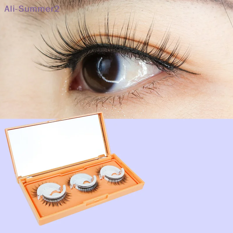 {Summer2} {Summer2} Glue-free Sunflower Double Tip Wheat Comic Book Self-adhesive Light Section False Eyelashes