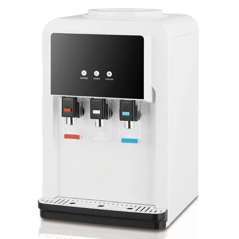 

Household desktop fast boiling low noise hot and cold three outlet water dispenser