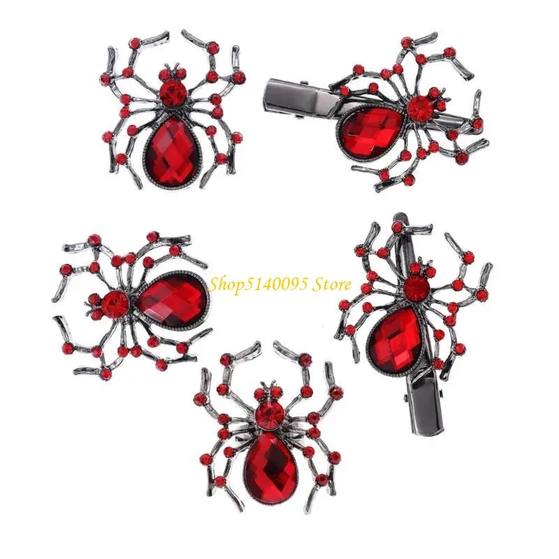 

DXAE Diamond Applique Spiders Earring for Woman Carnivals Photography Bangs Hair Clip