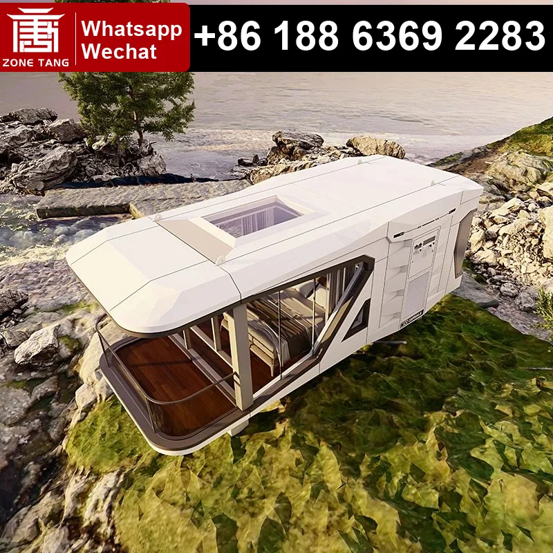 

Wind Resistance Modular Residential Houses Space Capsule Home Prefab House High Quality Outdoor Garden Houses Thermal Insulation