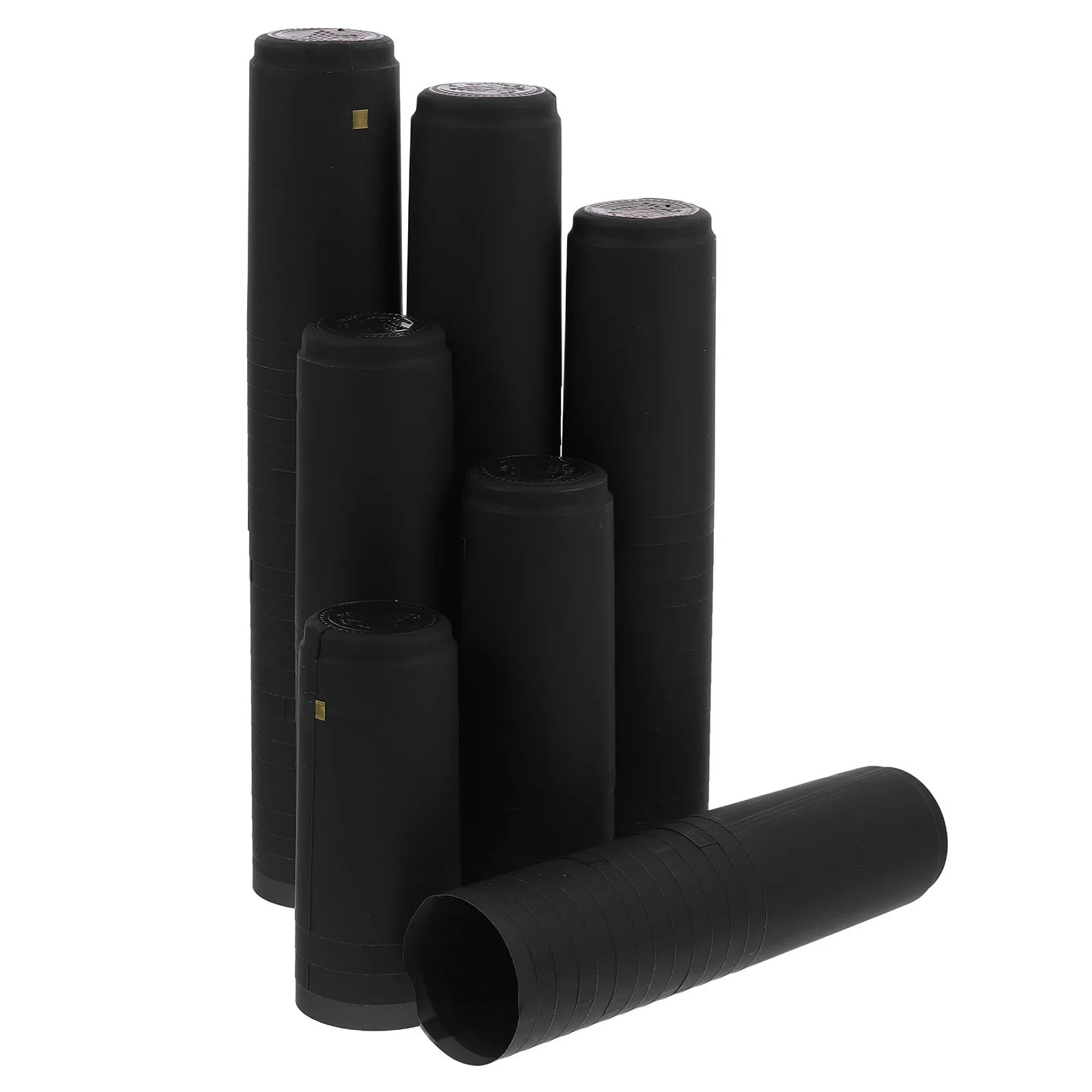

100pcs Shrink Capsules Pvc Heat Shrink Covers For Wine Making Sealing Home Kitchen Wine Film Capsules Use