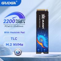GUDGA SSD M2 NVME 128gb 256gb 512gb 1TB PCIe 3.0  M Key Gen3*4 Internal  Solid State Hard Drive 2280 For Laptop Desktop Compuer