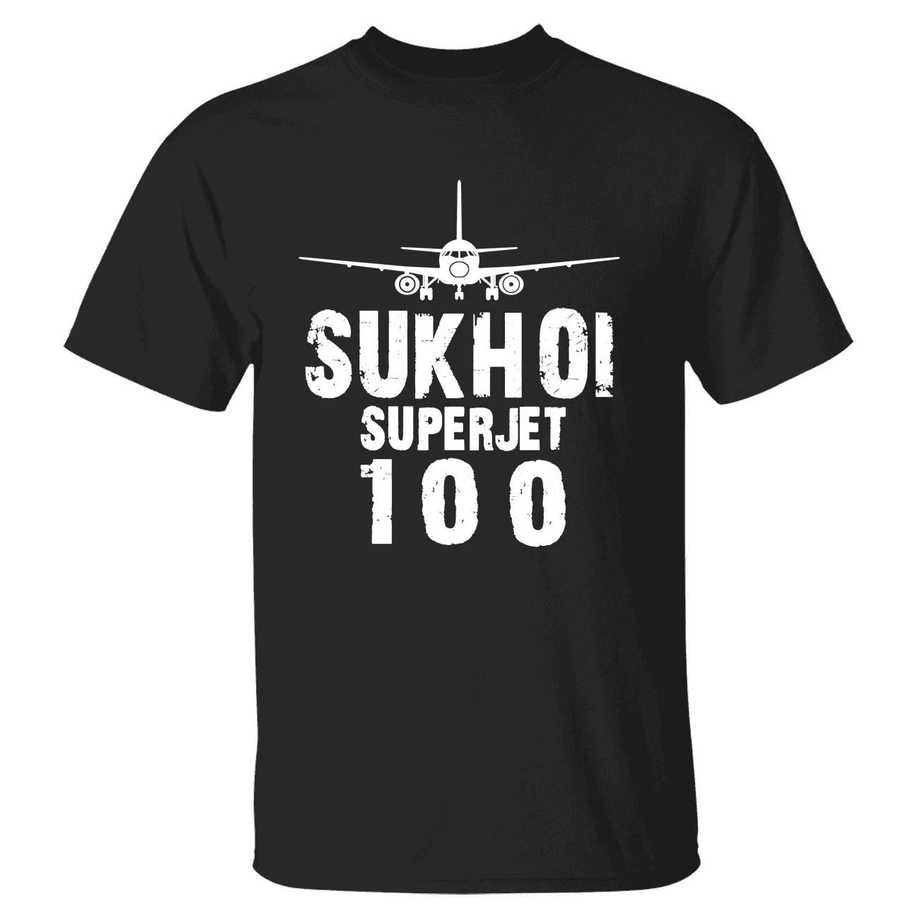 New Sukhoi Superjet 100 Aviation Flight Pilots Short Sleeve T-shirts Cotton Graphic T Shirts for Men Women