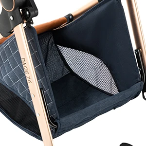 Wózek dziecięcy 2 w 1 z funkcją skręcania kierunku jazdy, z daszkiem, szybkie składanie, bez fotelika samochodowego, wózek podróżny dla niemowląt, wózek dla noworodka.