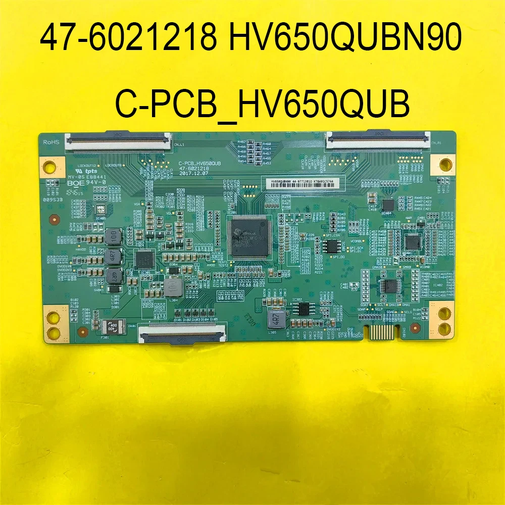 T-CON 47-6021218 HV650QUBN90 C-PCB_HV650QUB Logic Board is for E4ST6519RKU E4SW6518RKU 65R6E1 ONA65UB19E07 RNSMU6536 RTU6549-C