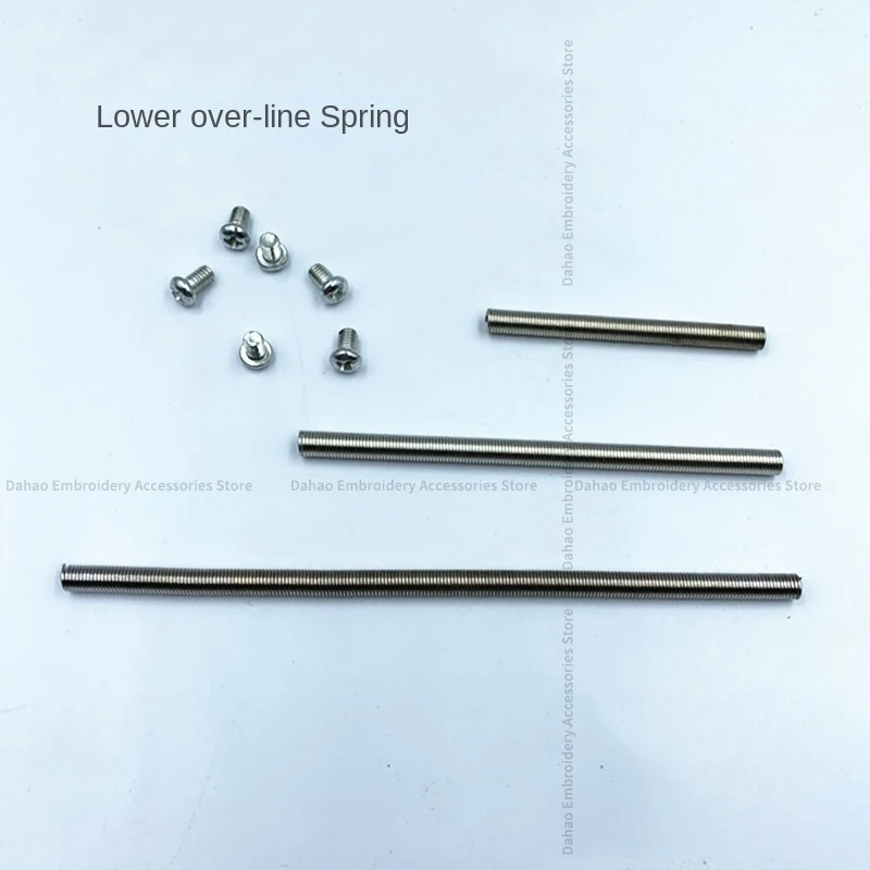 1PCS Lower Thread Spring 5.5cm 9cm 13cm Lock Lower Thread Spring Screw for 4 6 9 Needle Computer Embroidery Machine Accessories