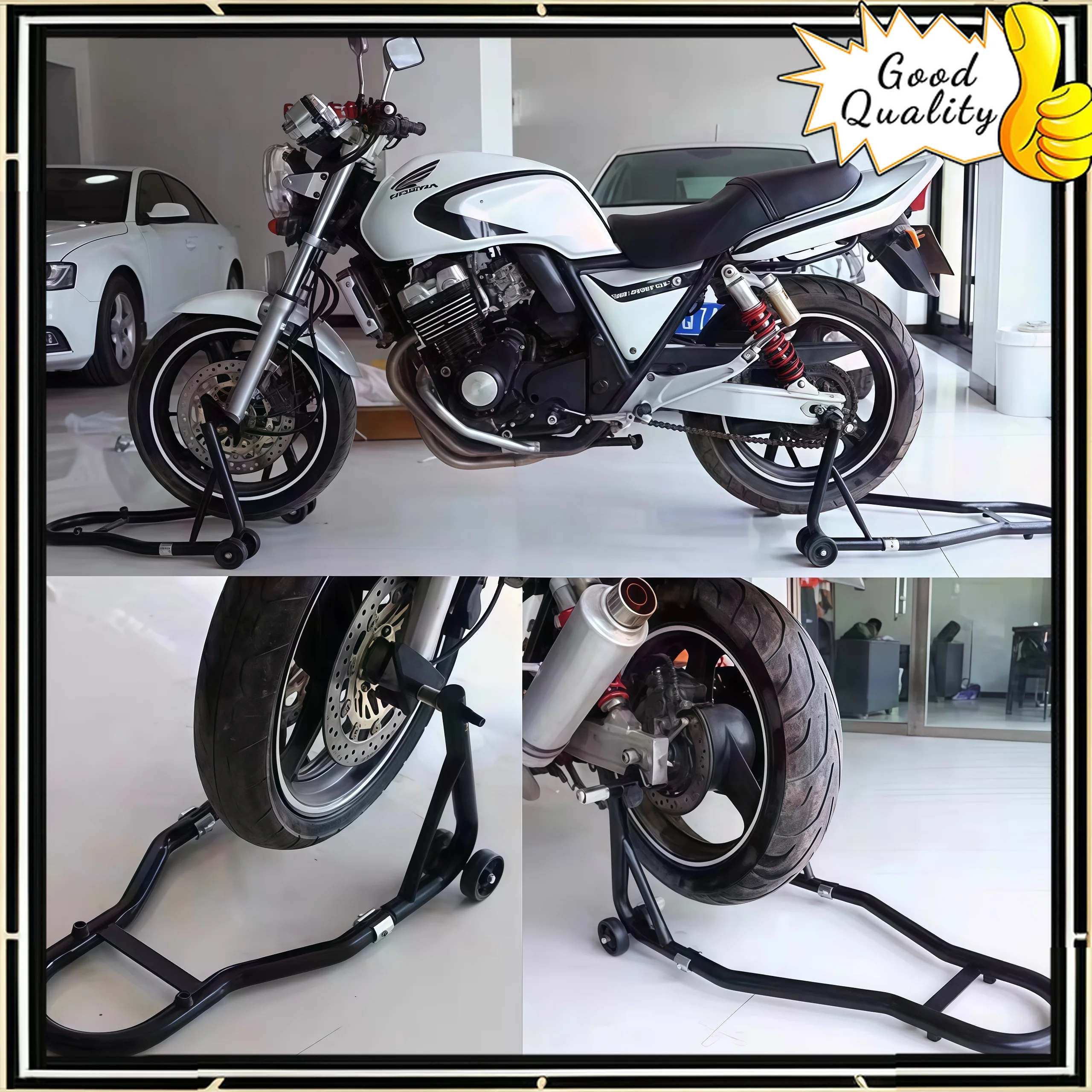 Good Quality 【High Quality】Universal motorcycle lifting frame front and rear wheel repair support frame chain maintenance tool