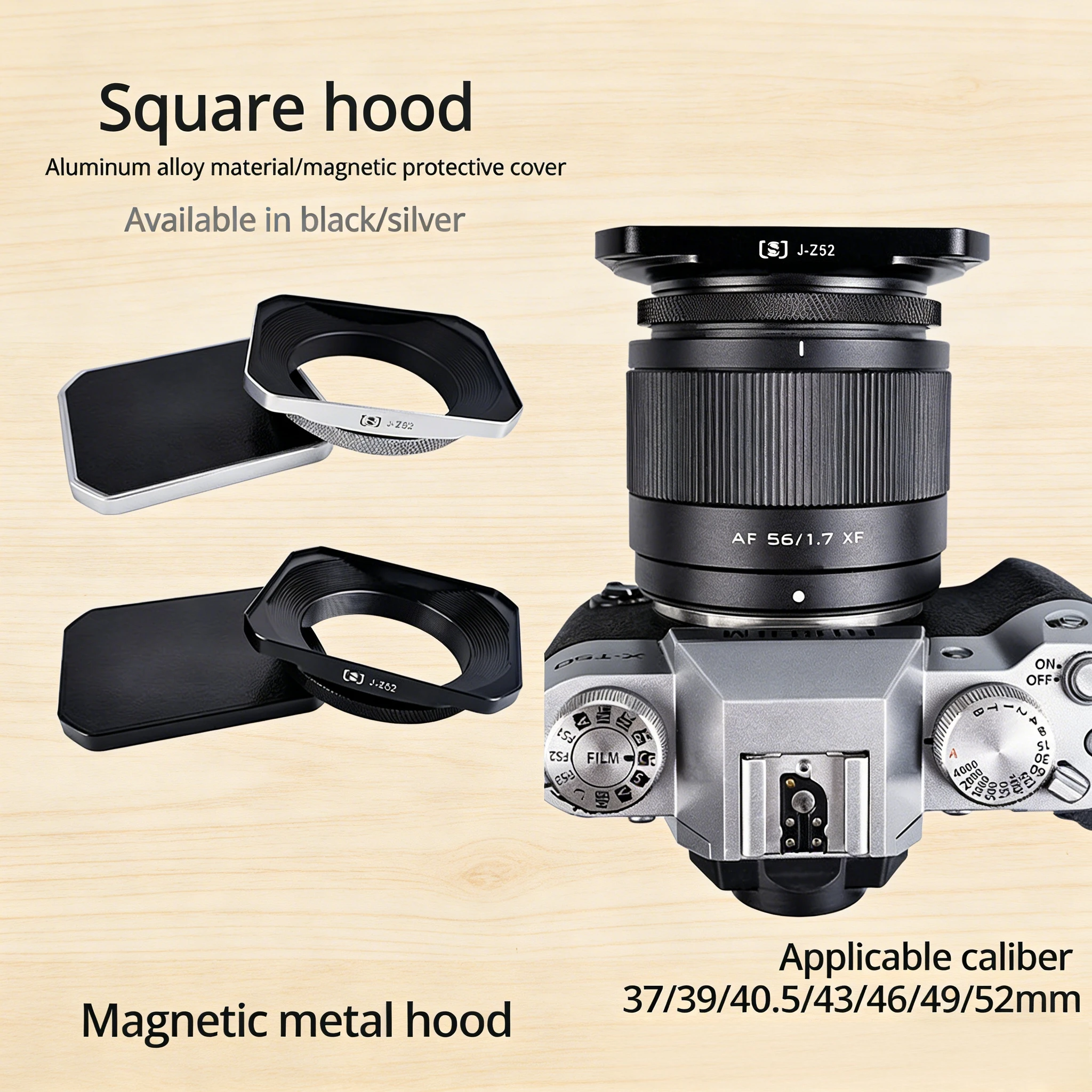 Metal Square Lens H…