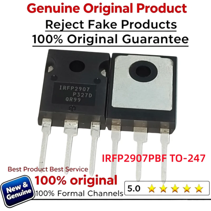 10-20PCS 100% New Original IRFP2907PBF IRFP2907 N-channel Power MOSFET Transistor TO-247 209A 75V