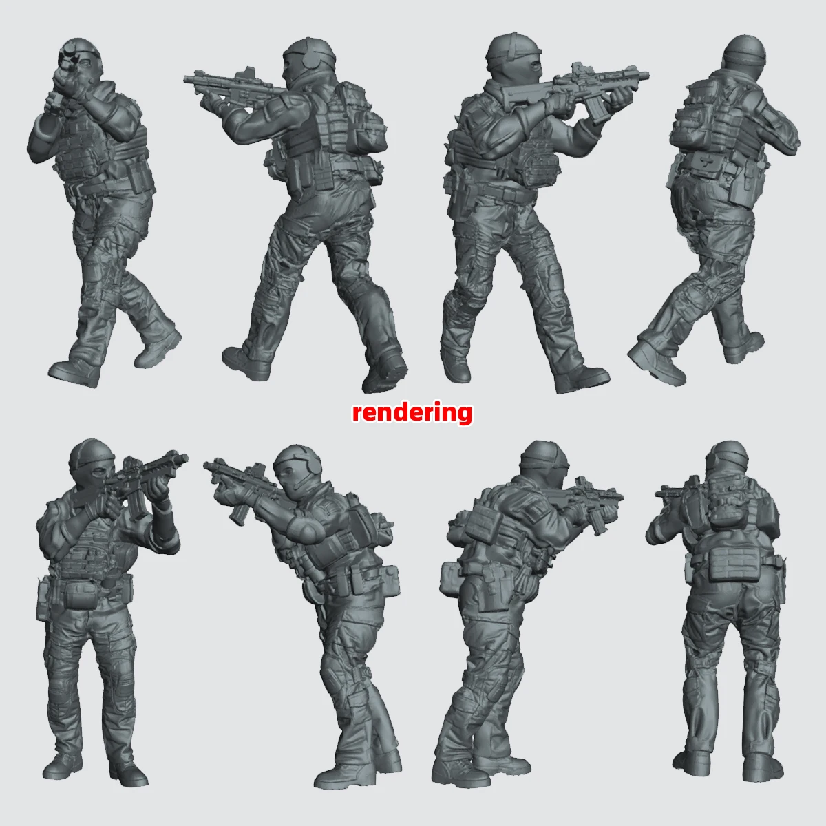 1/35 1/48 1/72 Miniatur-Modellbausatz Soldatenfiguren Diorama, Unbemalte Harz-Figuren Russischer Spezialeinheiten Militär-Minifiguren – Detail 2