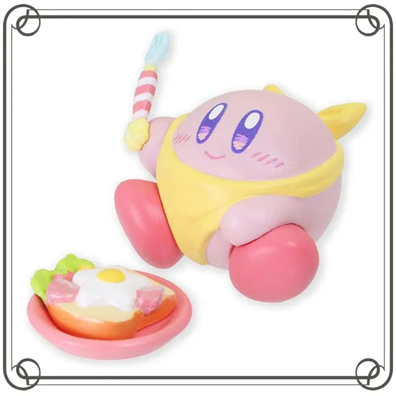 Kirby Bandana Waddle Dee Happy Morning Time Style Gashapon Collection Ornament Action Figure Model Toys