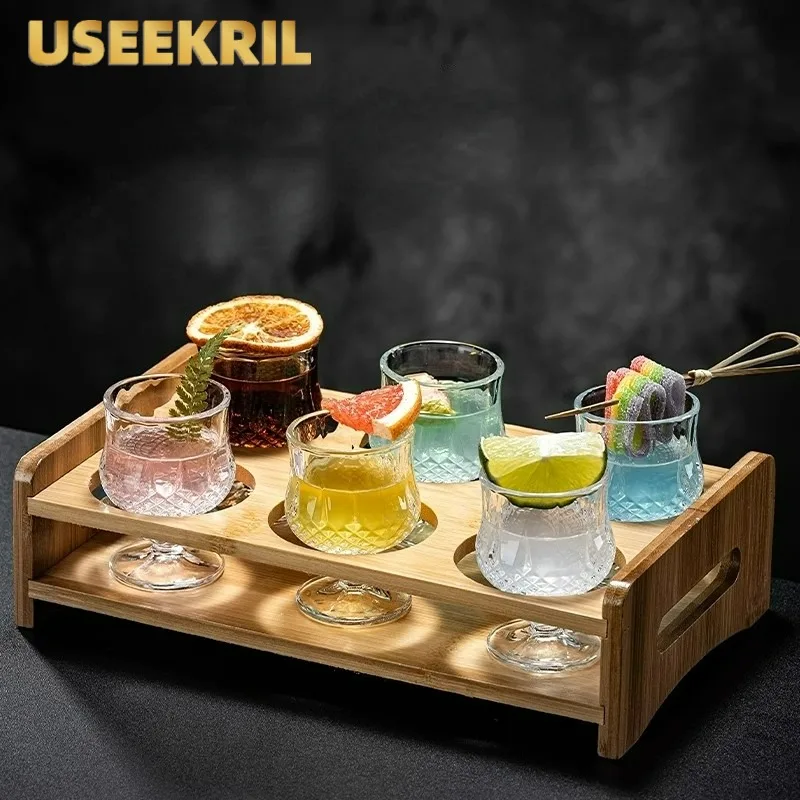 

Набор стаканов для мини-сака, японская чашка для мини-хранителей, стеклянный кубок для бренди, креативная стеклянная чашка для коктейля, инструменты для вечеринок в баре