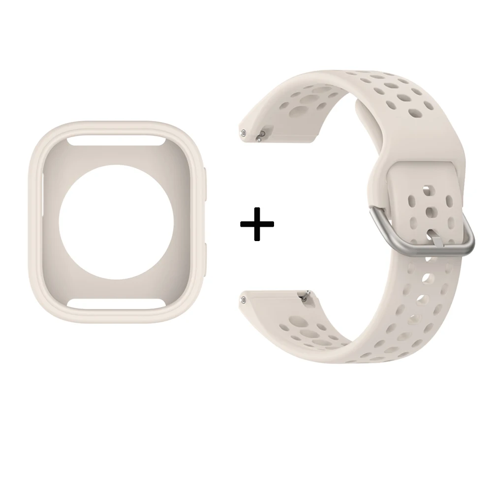 Чехол из ТПУ + силиконовый ремешок для Amazfit Bip6 (A2435) аксессуары для умных часов ремешок для часов спортивный браслет замена корпуса