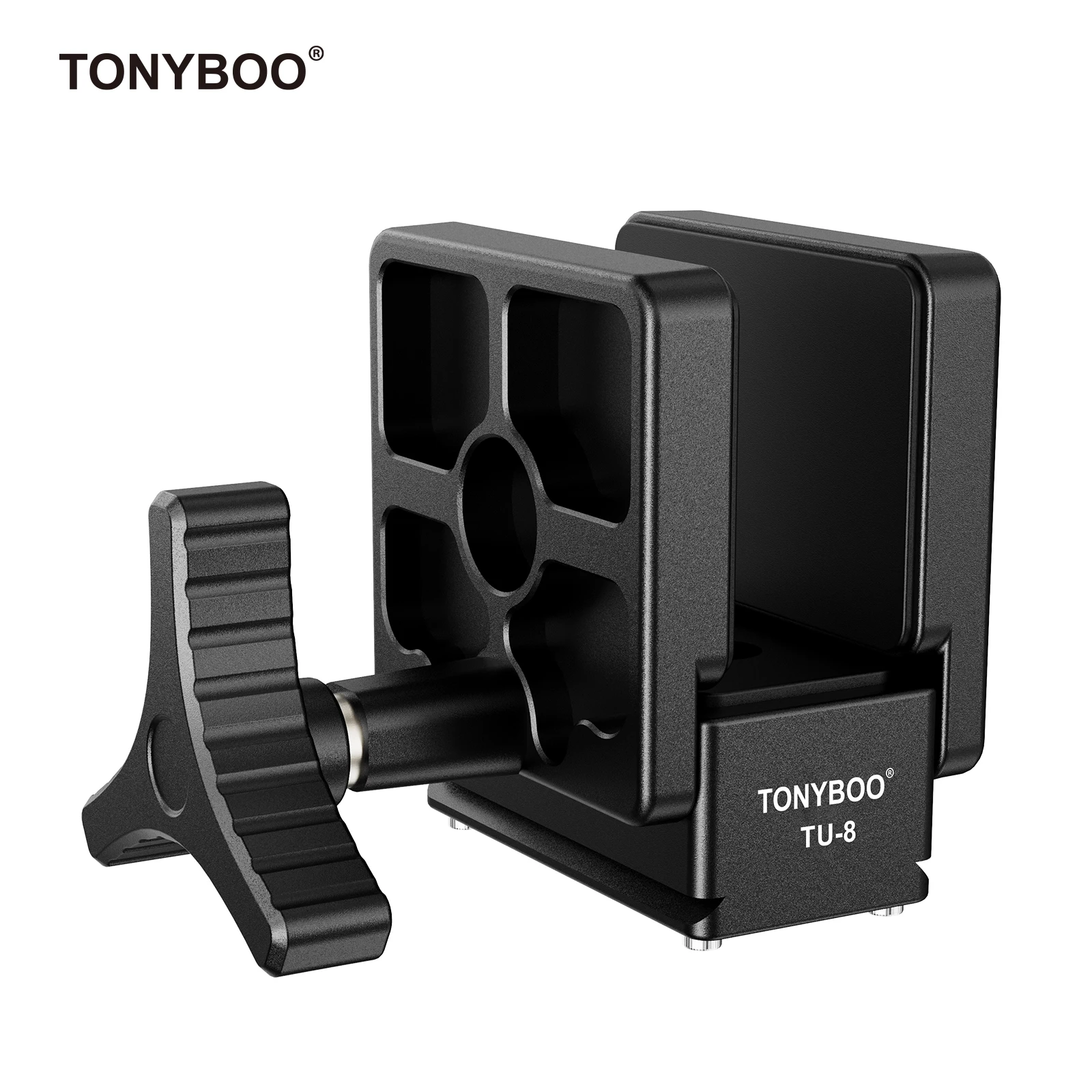 TONYBOO TU-8 Rifle Saddle Clamp Arca Swiss For Hunting Tactical Saddle Mount Clip Rest Adapter