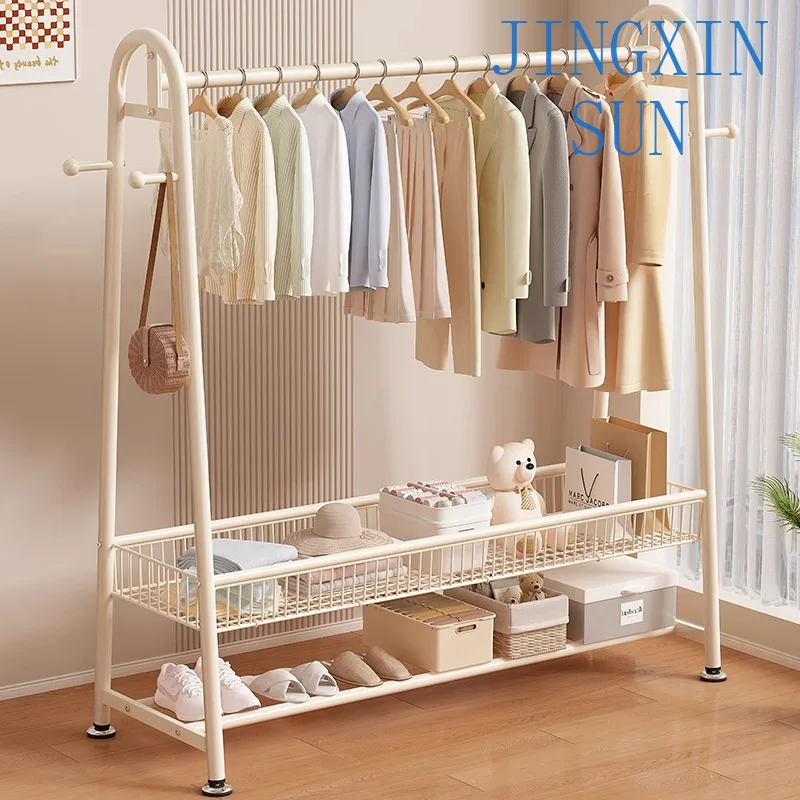 Simple coat rack Floor-to-ceiling indoor drying Storage  Household bedroom Floor-to-ceiling clothes  Hanger