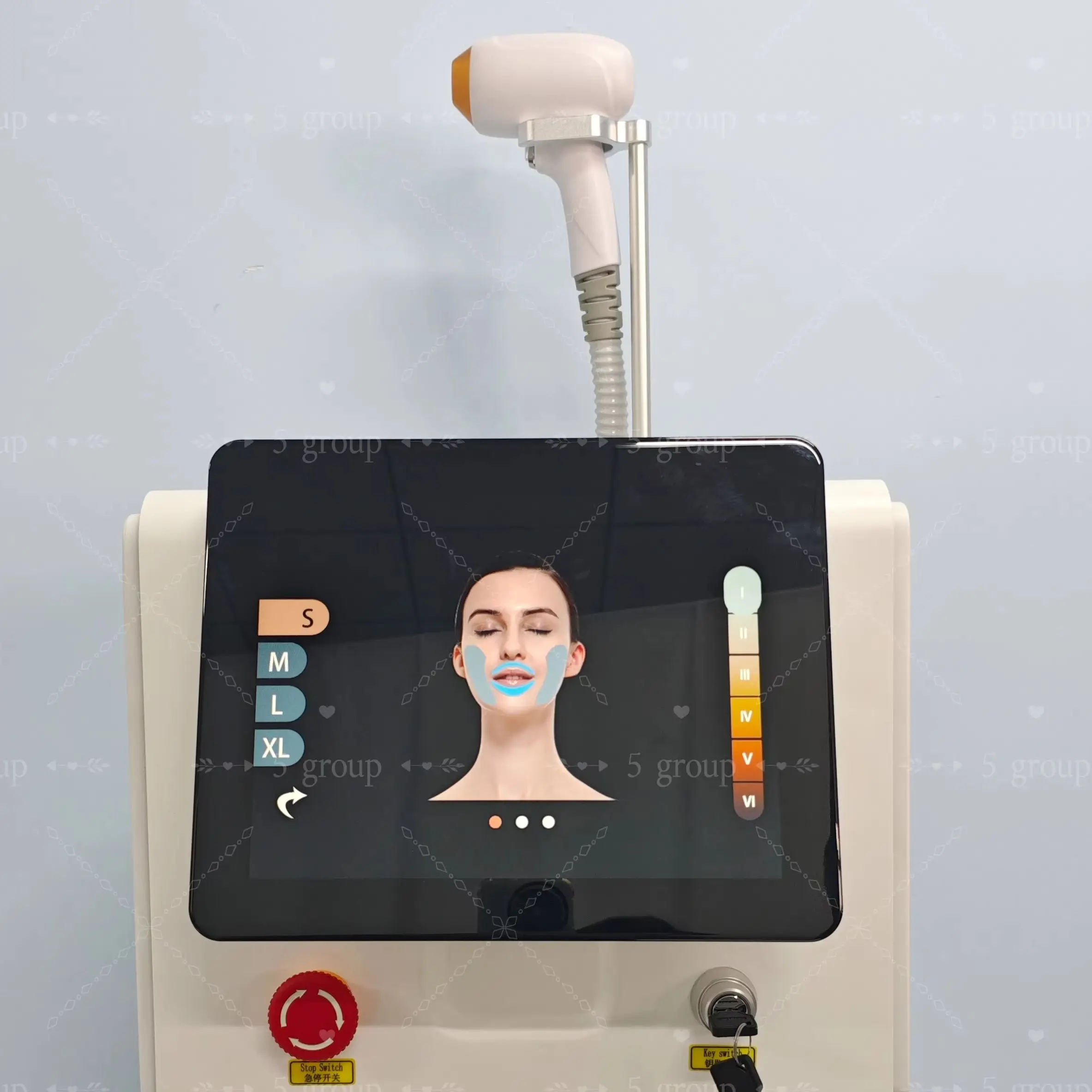 

Портативный диодный лазер 4000 Вт 808 нм для удаления волос на всем теле, с охлаждением, безболезненный, для перманентной депиляции, оборудование для салонов красоты