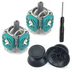 New 2Pcs Analog Thumb Joystick Repair Parts Shock Replacement For Controller