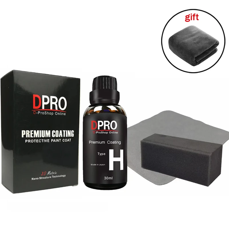 Dpro 9H Ceramic Car Coating Paint Care Nano Polishing Crystal Coating Liquid Glass Hydrophobic Liquid Wax Car Detailing