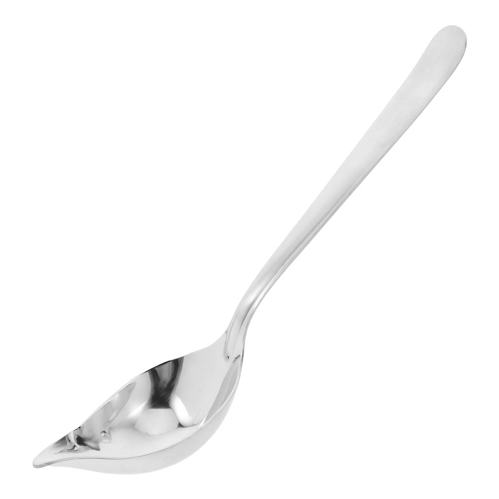 

Long Handle Sauce Spoon Kitchen Dressing Oil Ladle Sauces Cake Coffee Silver Dessert Serving 304 Stainless Steel Smooth