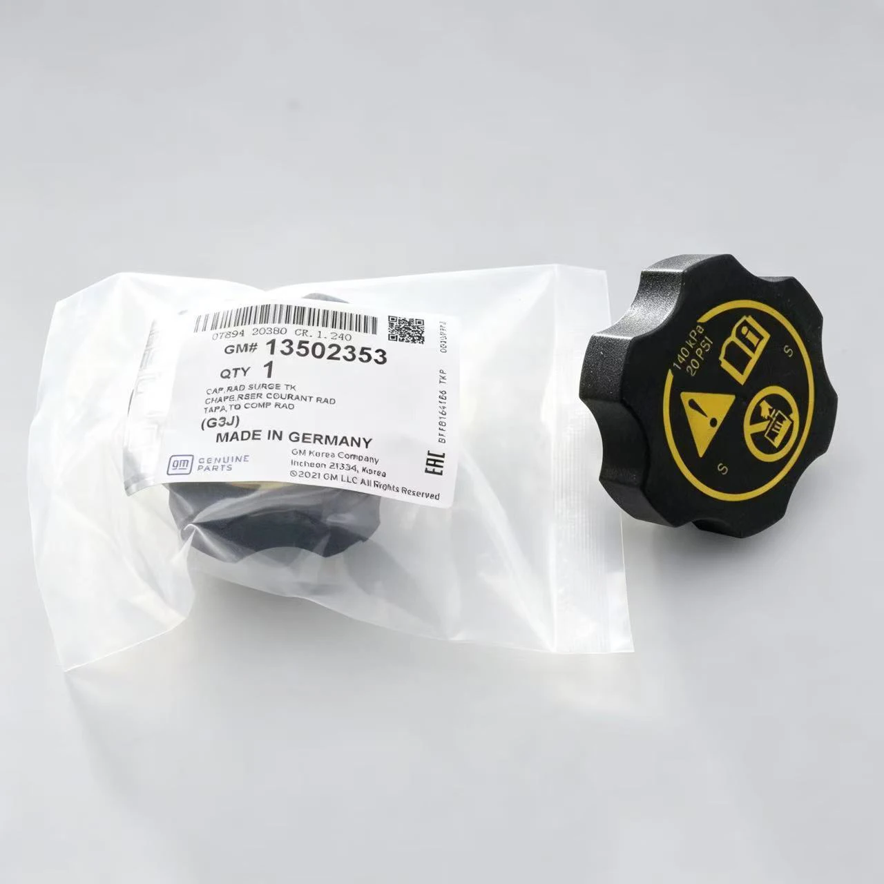 10PCS Engine Radiator Cap Coolant Recovery Tank Cap OEM# 13502353 13598760 316702182 For Chevrolet Cruze Opel Astra