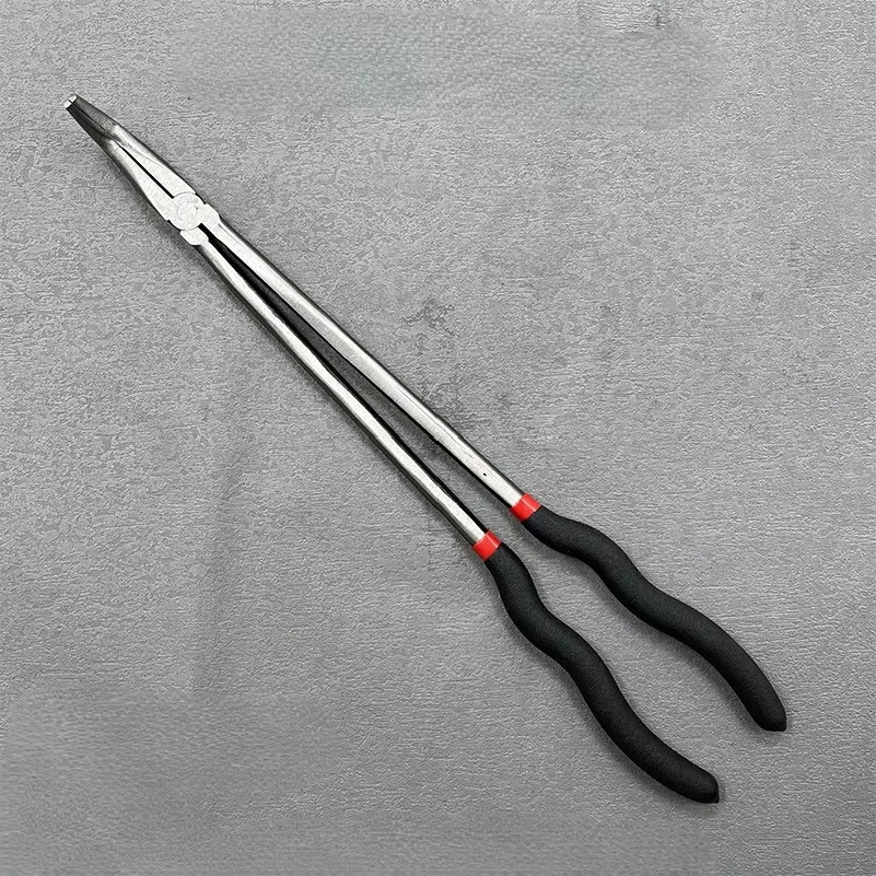 1Set 16inch Multi-purpose Long Nose Pliers Straight Needle Nose Pliers 25 / 45 Degree Curved Without Logo