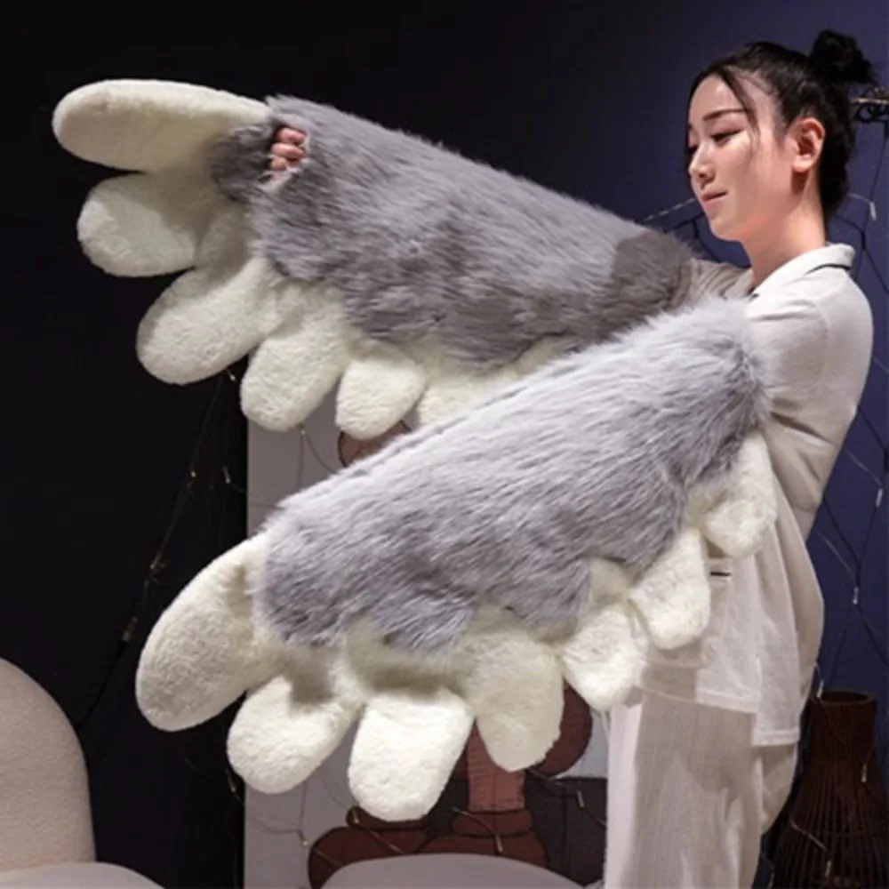 

Sweet Role Play Cosplay Costume Wings Stage Performance Party Accessories Girl Plush Animal Wings Furry Cosplay Props Gifts