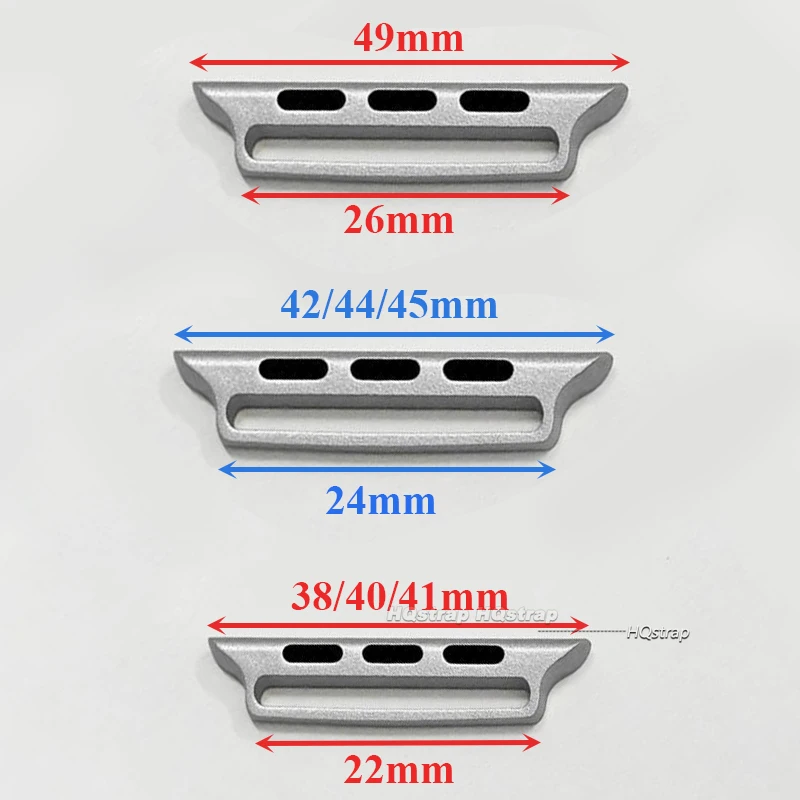 Watchband Connector for Apple Watch Ultra 49mm 45mm 44mm 42mm 38mm Adapter for IWatch Ultra Series 6 SE 5 4 7 Straps 2PCS image 6