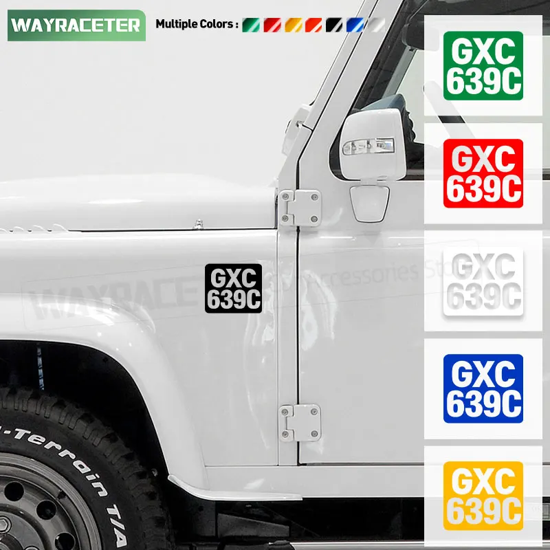 

Наклейка на автомобильный бампер, боковое крыло, окно, багажник, 1 шт., GXC 639C, аксессуары для Land Rover Defender 2025 90 110 130 2024 2023