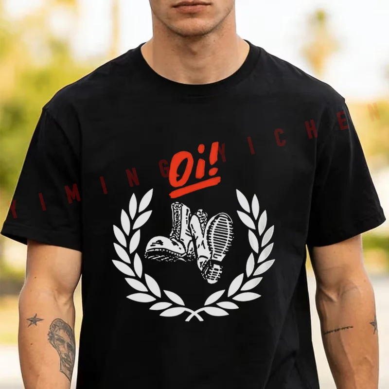 Camiseta Skin Head Oi Oi Kins Handyhulle Calva Motorcycle 2026 para motociclistas, camiseta informal de moda para hombre, camiseta Unisex de cuello redondo de alta calidad