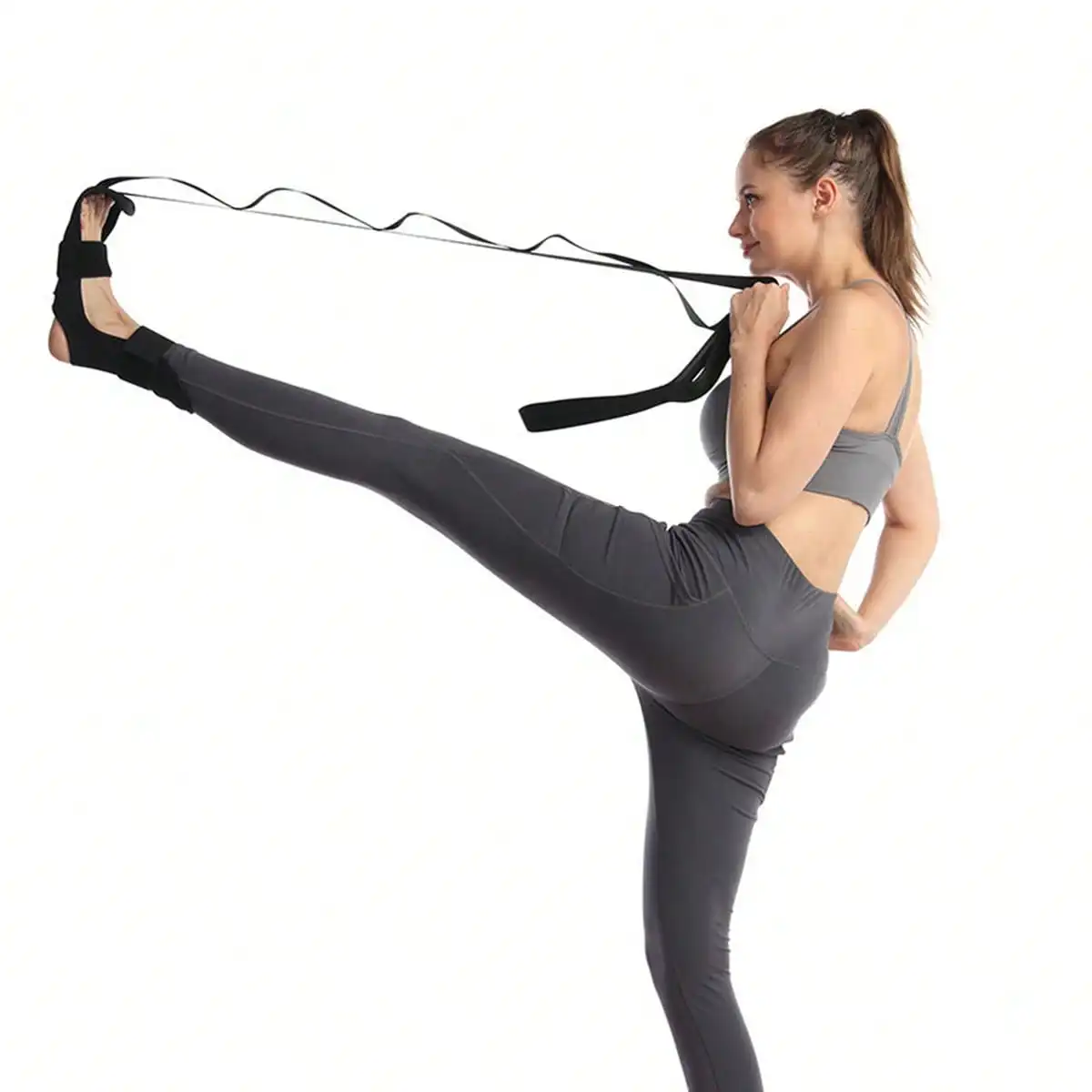 1pcs fascia stretcher has finally become flexible again. Yoga straps, foot stretchers, leg stretchers
