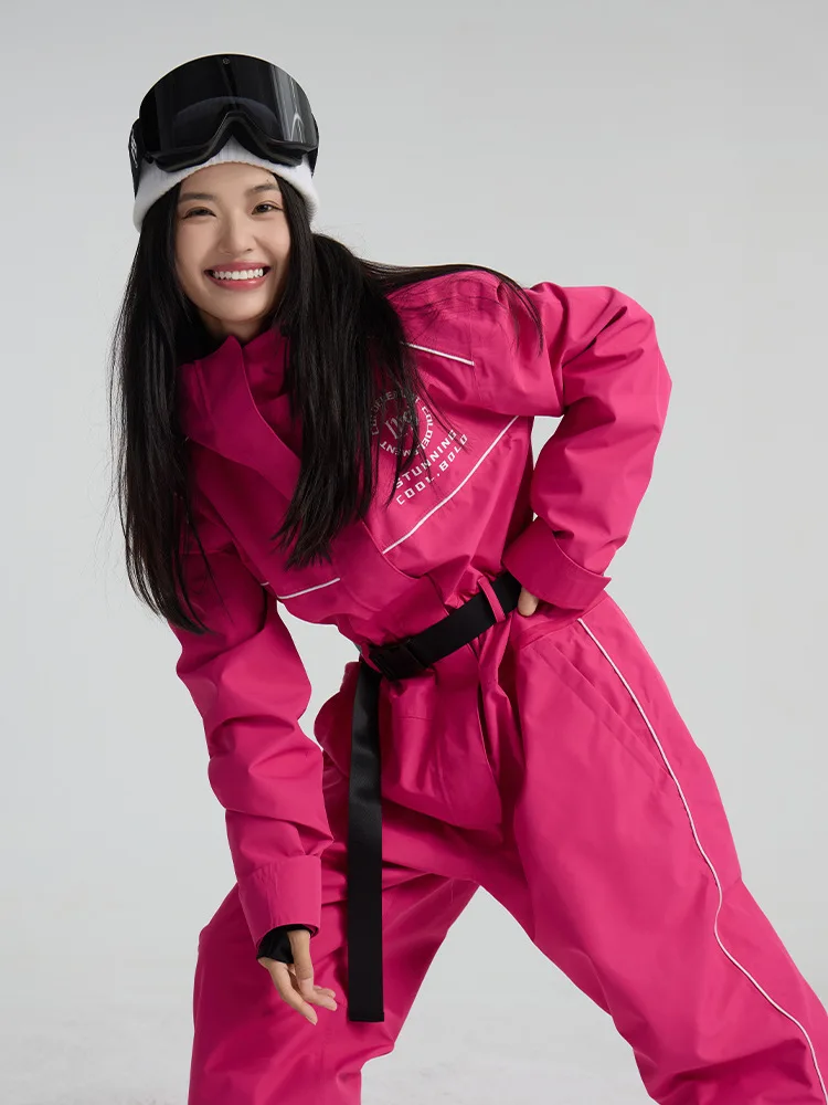 Unisex Men'S And Women'S Ski One-Piece Suits, Ski Jackets New One-Piece Suits For Warm Outdoor Ski Resort Wear Jackets