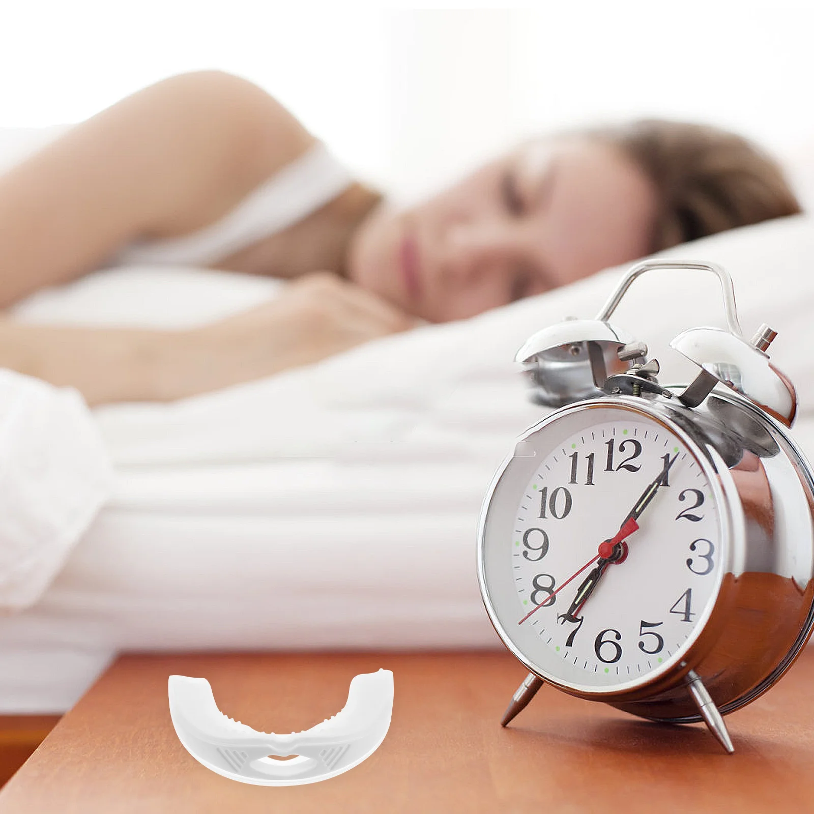 

1 шт. силиконовый мундштук эргономичный дизайн мягкий удобный дыхательный аппарат для сна