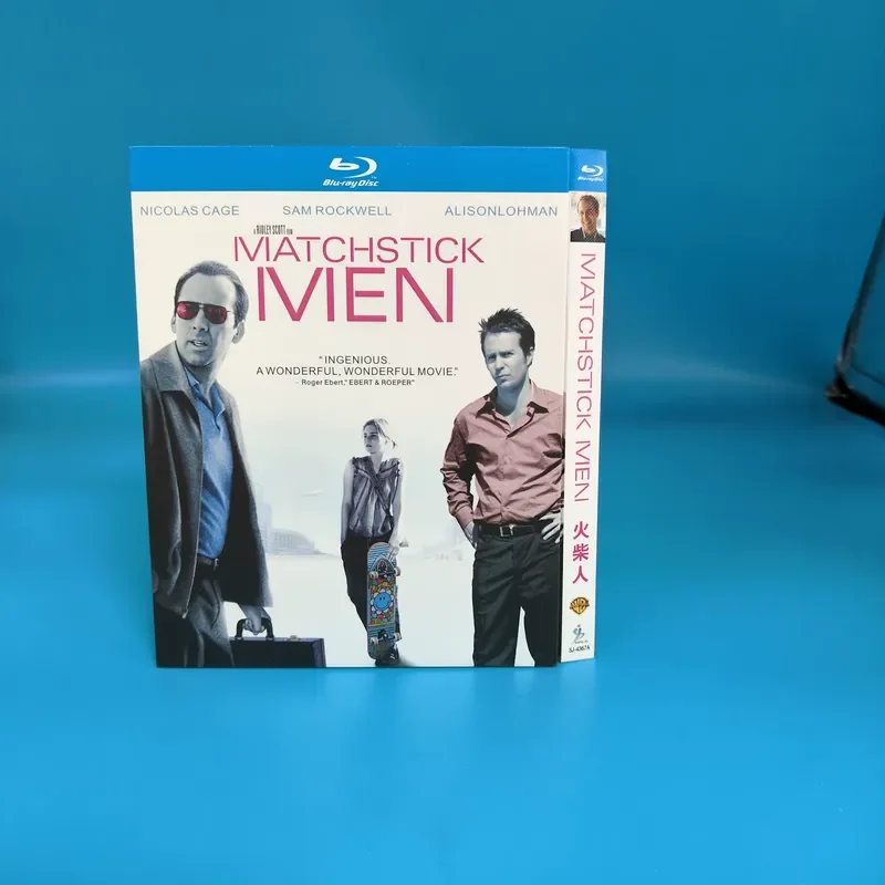 In Stock American Drama Matchstick Men Stickman Chinese Subtitles 1 Disc BD Blu-ray