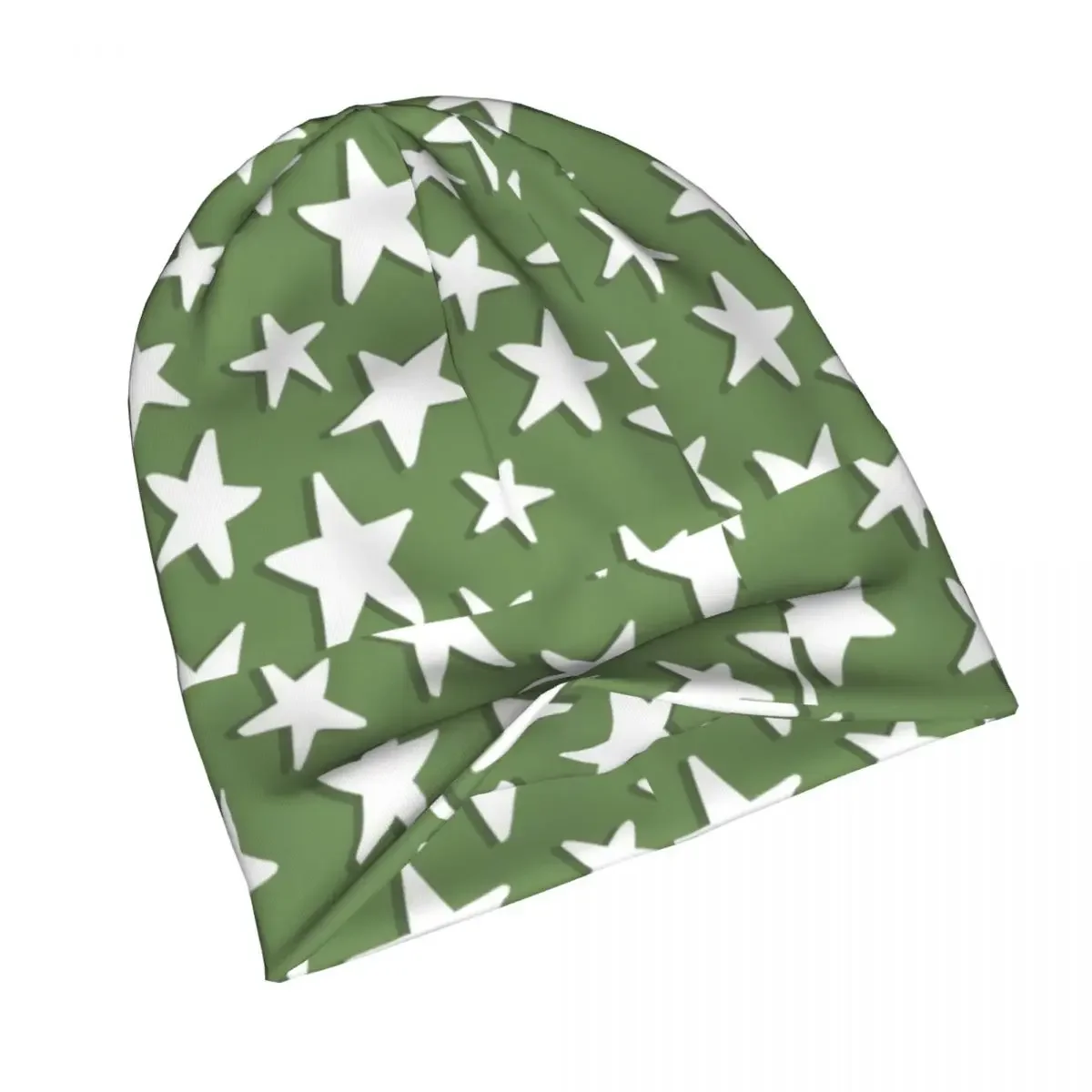 Cappelli con cofano per tutte le stagioni salvia e verde oliva Camouflage Stars tema cappelli con cofano cappelli per maglieria cappellini caldi Unisex retrò